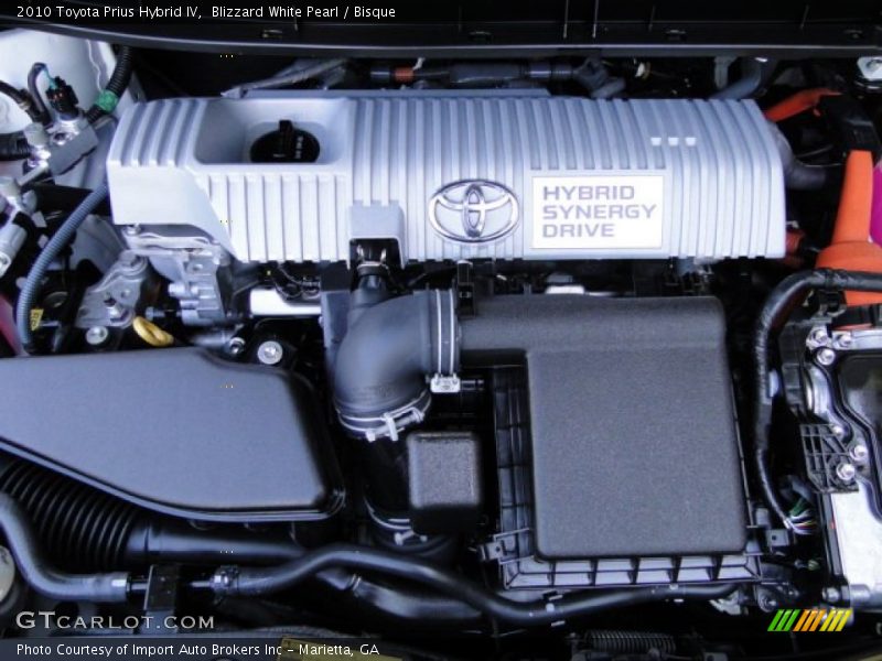 Blizzard White Pearl / Bisque 2010 Toyota Prius Hybrid IV