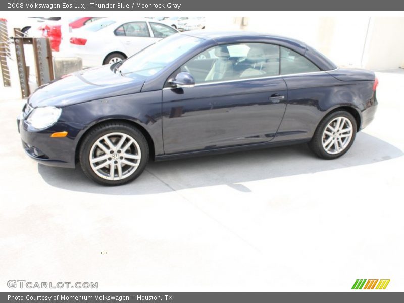 Thunder Blue / Moonrock Gray 2008 Volkswagen Eos Lux