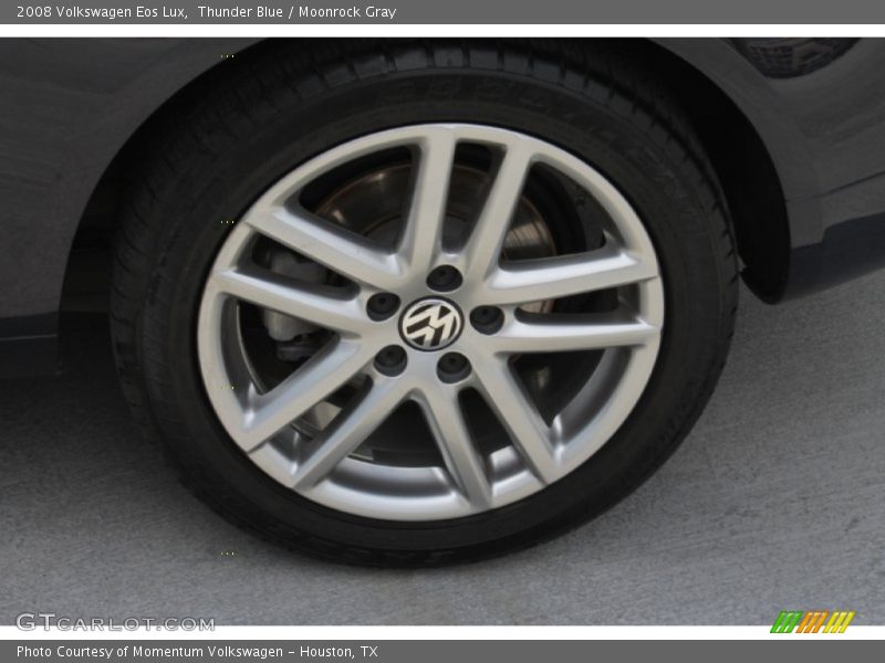 Thunder Blue / Moonrock Gray 2008 Volkswagen Eos Lux
