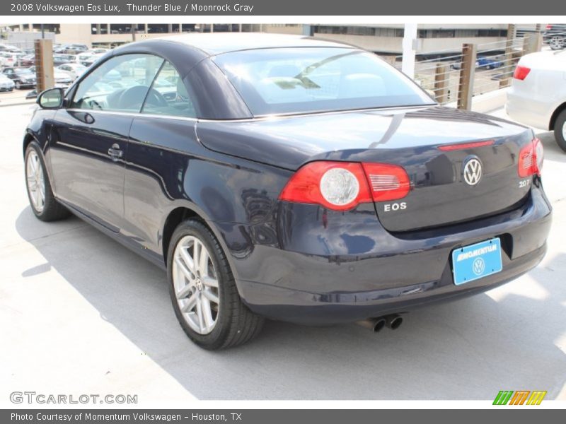 Thunder Blue / Moonrock Gray 2008 Volkswagen Eos Lux
