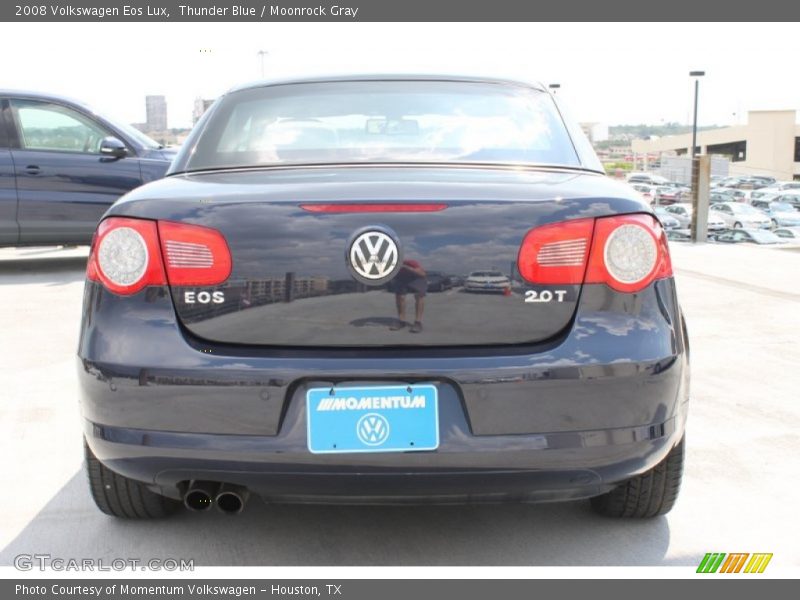 Thunder Blue / Moonrock Gray 2008 Volkswagen Eos Lux