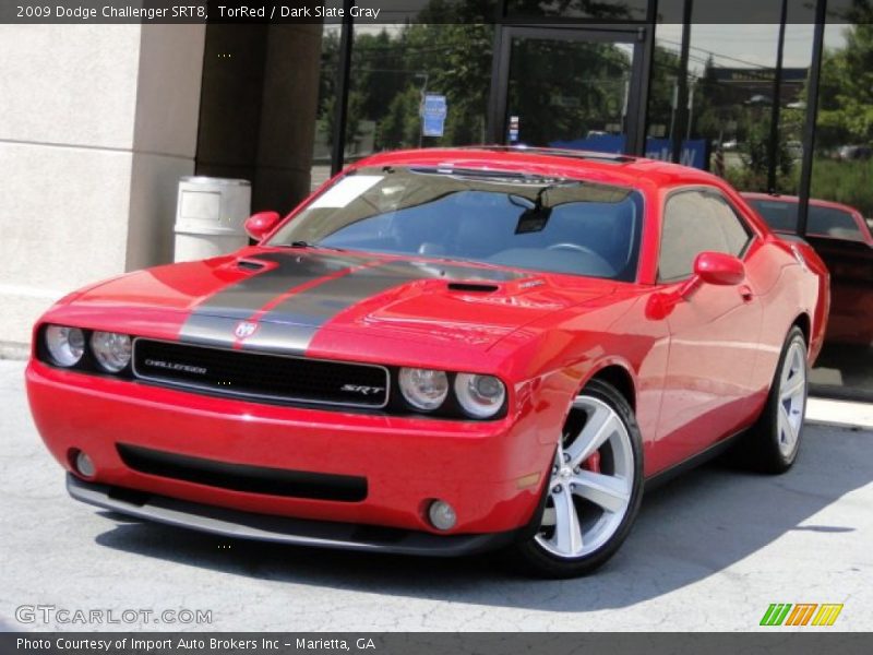 TorRed / Dark Slate Gray 2009 Dodge Challenger SRT8
