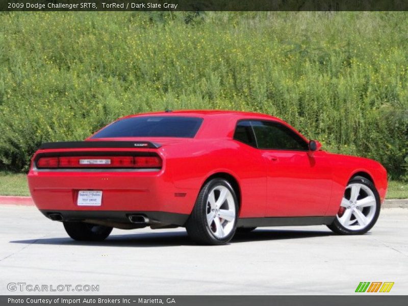 TorRed / Dark Slate Gray 2009 Dodge Challenger SRT8