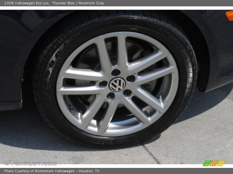 Thunder Blue / Moonrock Gray 2008 Volkswagen Eos Lux