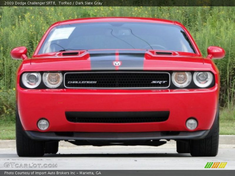 TorRed / Dark Slate Gray 2009 Dodge Challenger SRT8