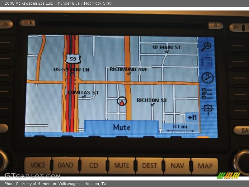 Thunder Blue / Moonrock Gray 2008 Volkswagen Eos Lux