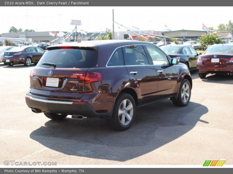 Dark Cherry Pearl / Parchment 2010 Acura MDX