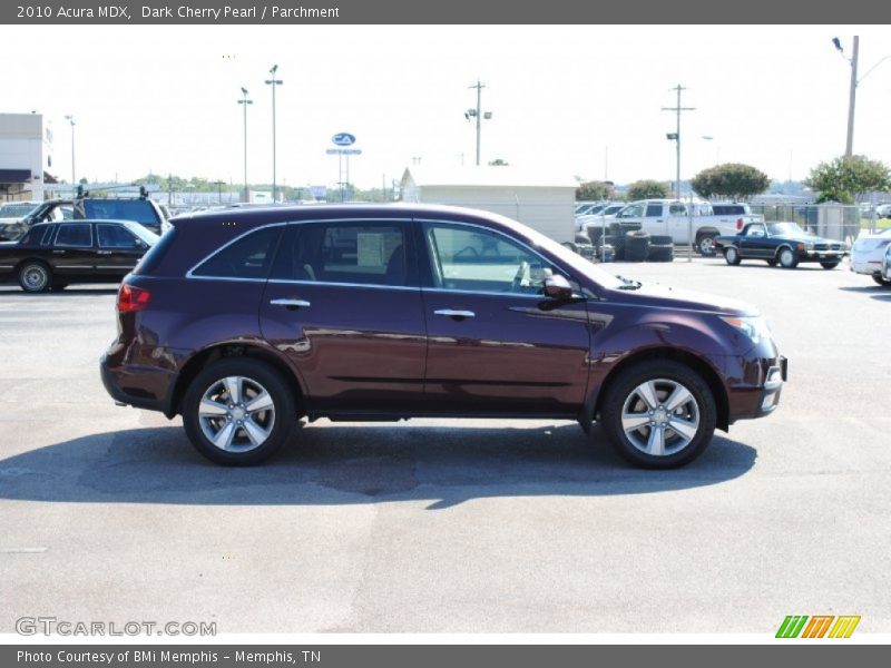 Dark Cherry Pearl / Parchment 2010 Acura MDX
