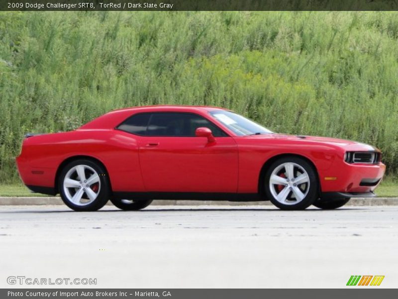 TorRed / Dark Slate Gray 2009 Dodge Challenger SRT8