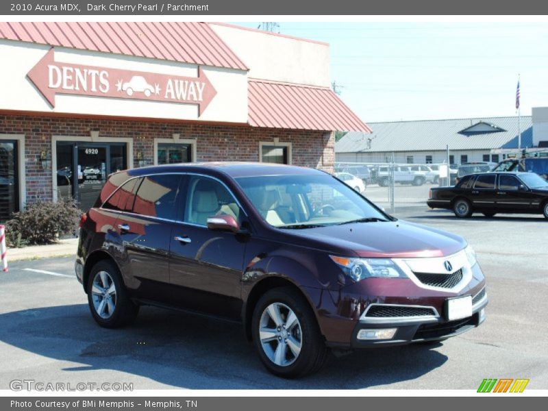 Dark Cherry Pearl / Parchment 2010 Acura MDX