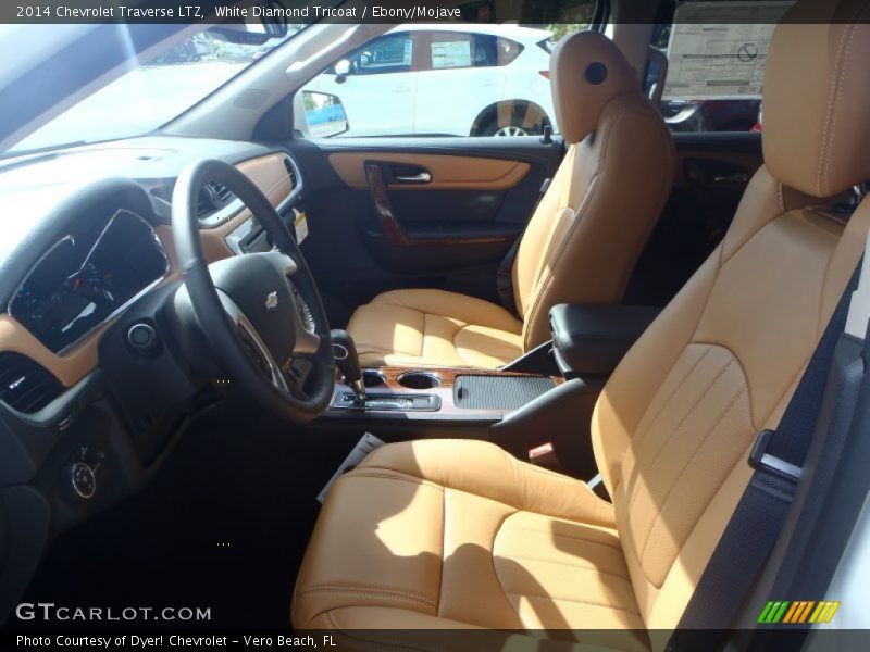 Front Seat of 2014 Traverse LTZ