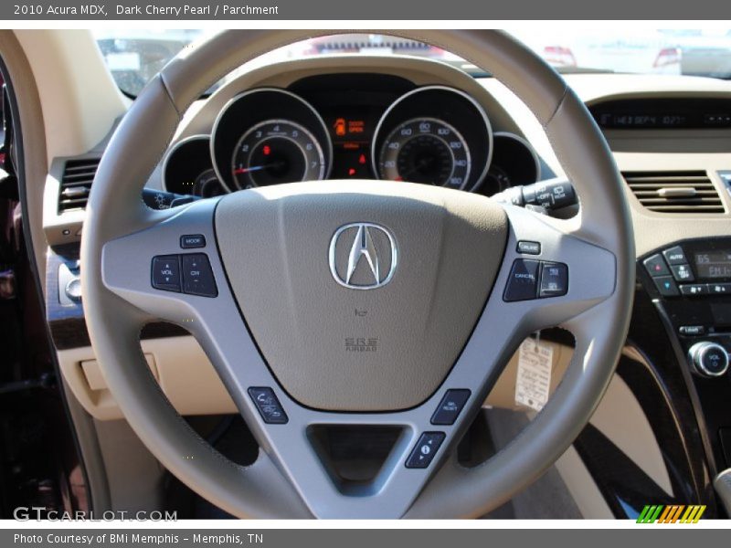 Dark Cherry Pearl / Parchment 2010 Acura MDX