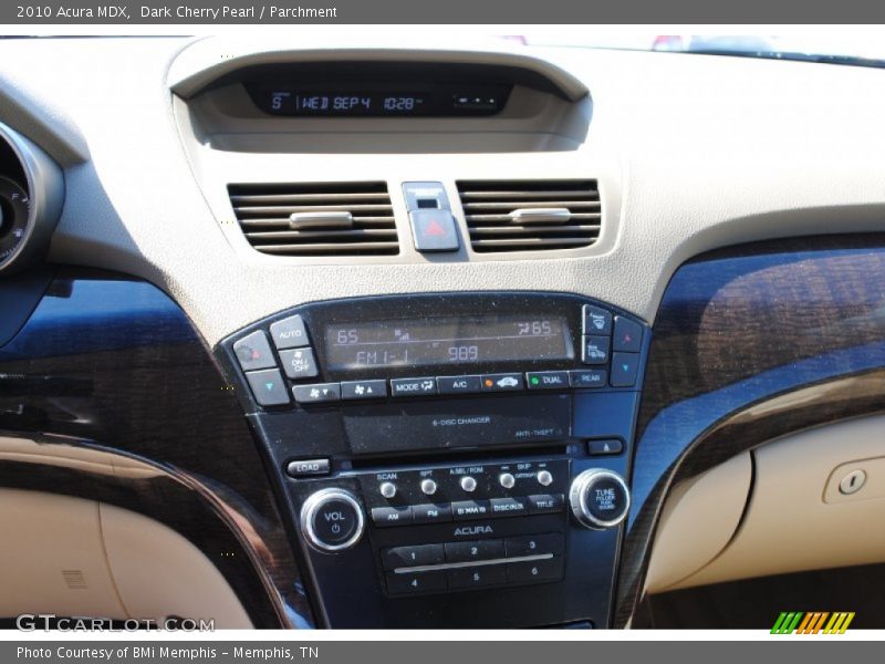 Dark Cherry Pearl / Parchment 2010 Acura MDX