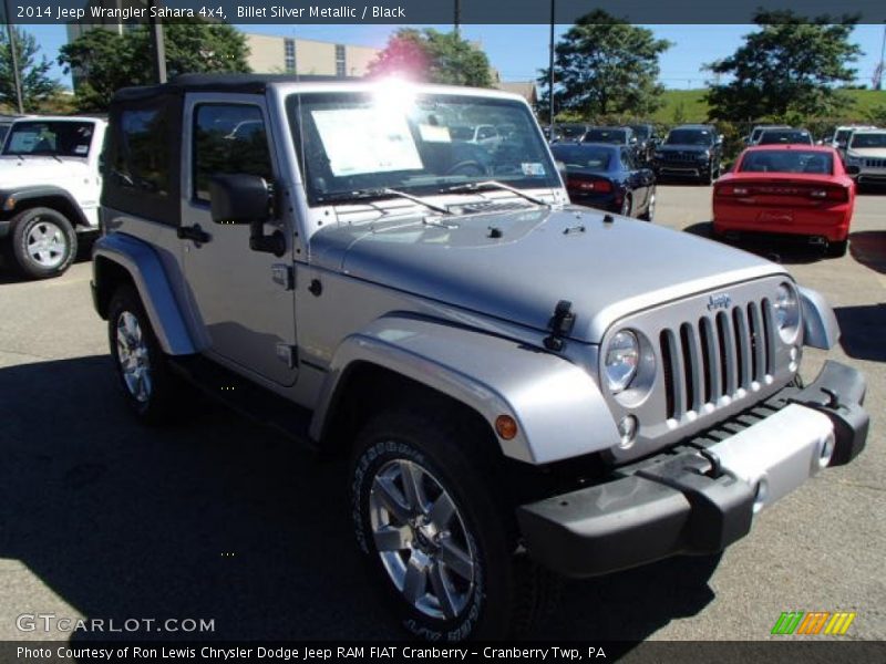 Billet Silver Metallic / Black 2014 Jeep Wrangler Sahara 4x4