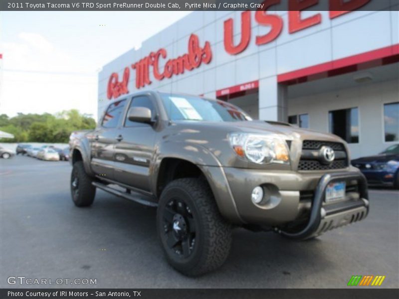 Pyrite Mica / Graphite Gray 2011 Toyota Tacoma V6 TRD Sport PreRunner Double Cab