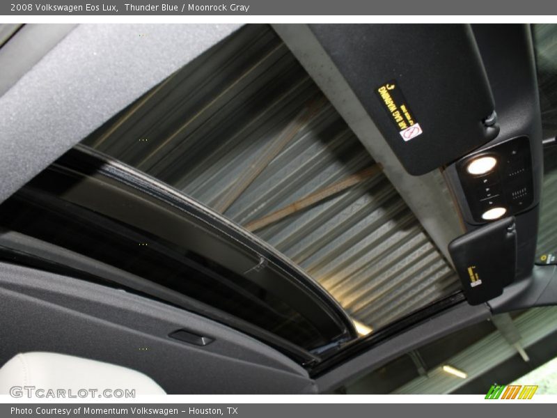 Thunder Blue / Moonrock Gray 2008 Volkswagen Eos Lux