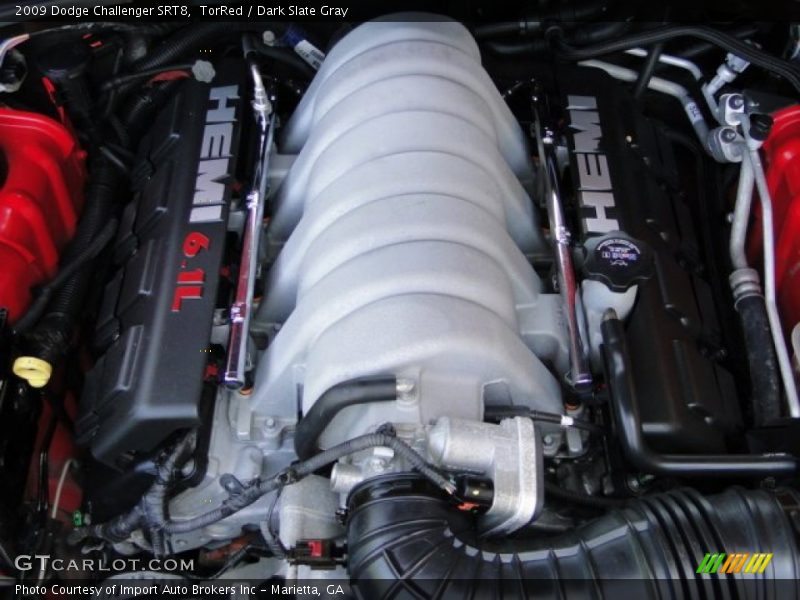 TorRed / Dark Slate Gray 2009 Dodge Challenger SRT8
