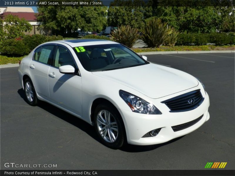 Front 3/4 View of 2013 G 37 x AWD Sedan