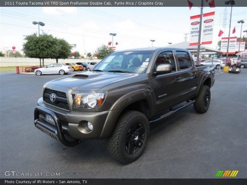 Pyrite Mica / Graphite Gray 2011 Toyota Tacoma V6 TRD Sport PreRunner Double Cab