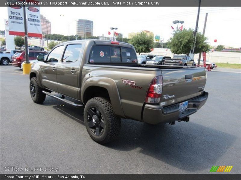 Pyrite Mica / Graphite Gray 2011 Toyota Tacoma V6 TRD Sport PreRunner Double Cab
