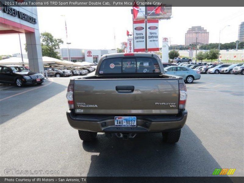 Pyrite Mica / Graphite Gray 2011 Toyota Tacoma V6 TRD Sport PreRunner Double Cab
