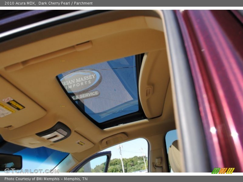Dark Cherry Pearl / Parchment 2010 Acura MDX
