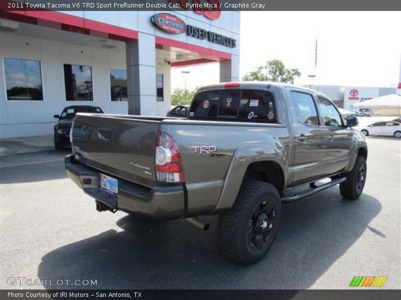 Pyrite Mica / Graphite Gray 2011 Toyota Tacoma V6 TRD Sport PreRunner Double Cab