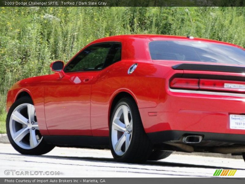 TorRed / Dark Slate Gray 2009 Dodge Challenger SRT8