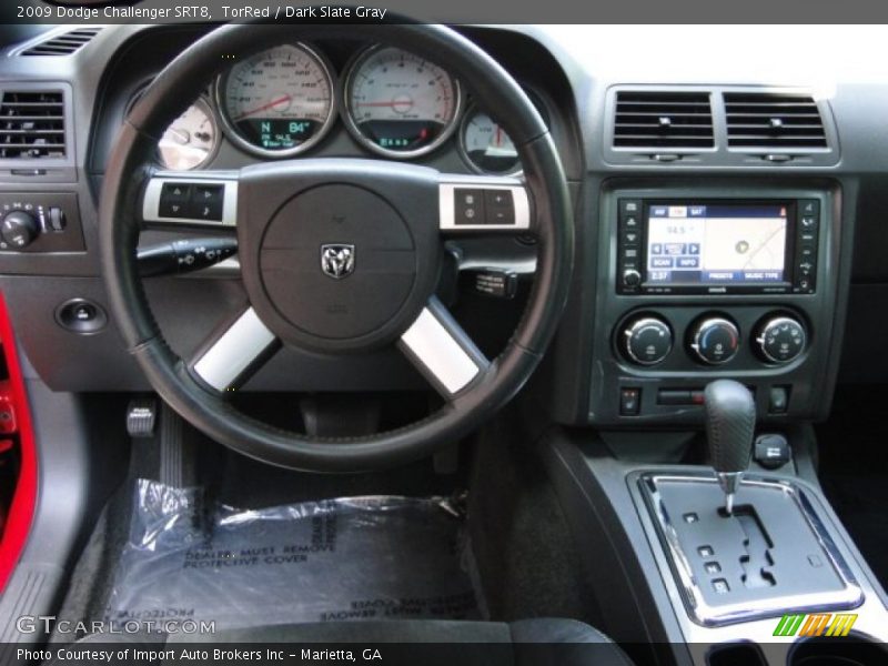 TorRed / Dark Slate Gray 2009 Dodge Challenger SRT8