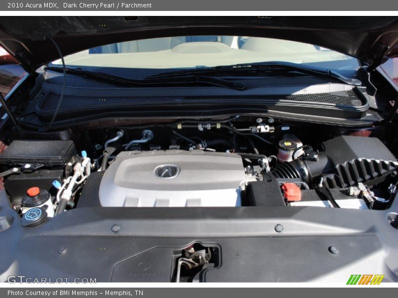 Dark Cherry Pearl / Parchment 2010 Acura MDX