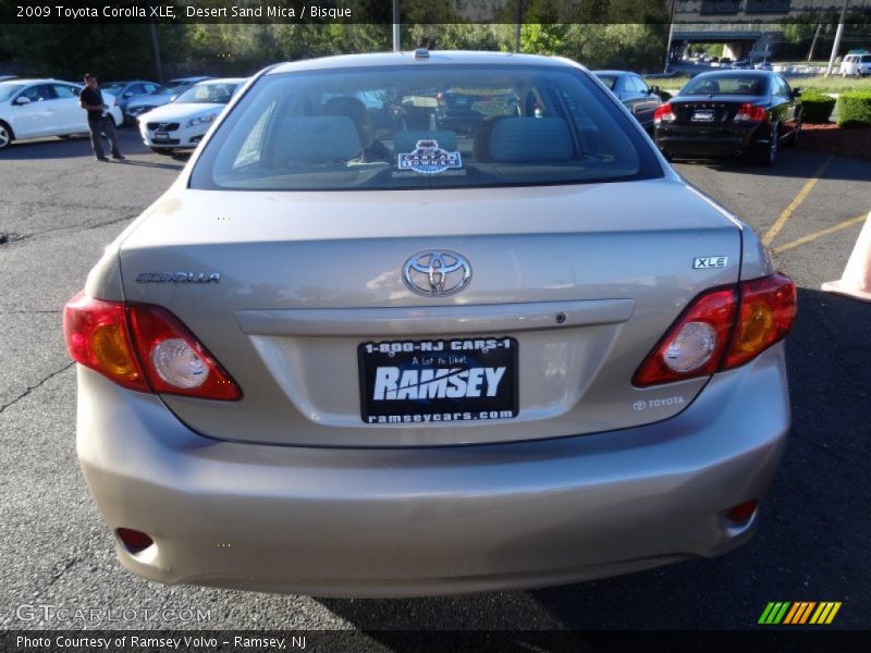 Desert Sand Mica / Bisque 2009 Toyota Corolla XLE