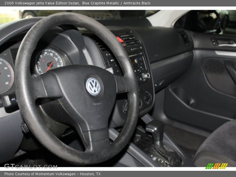 Blue Graphite Metallic / Anthracite Black 2006 Volkswagen Jetta Value Edition Sedan
