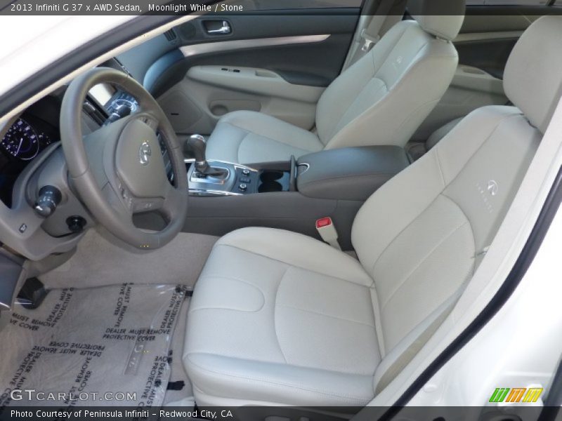 Front Seat of 2013 G 37 x AWD Sedan