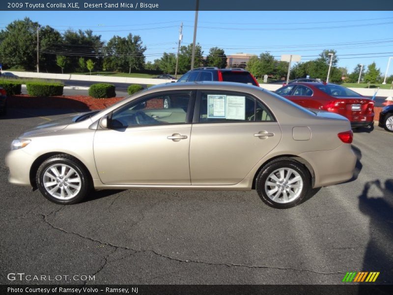 Desert Sand Mica / Bisque 2009 Toyota Corolla XLE