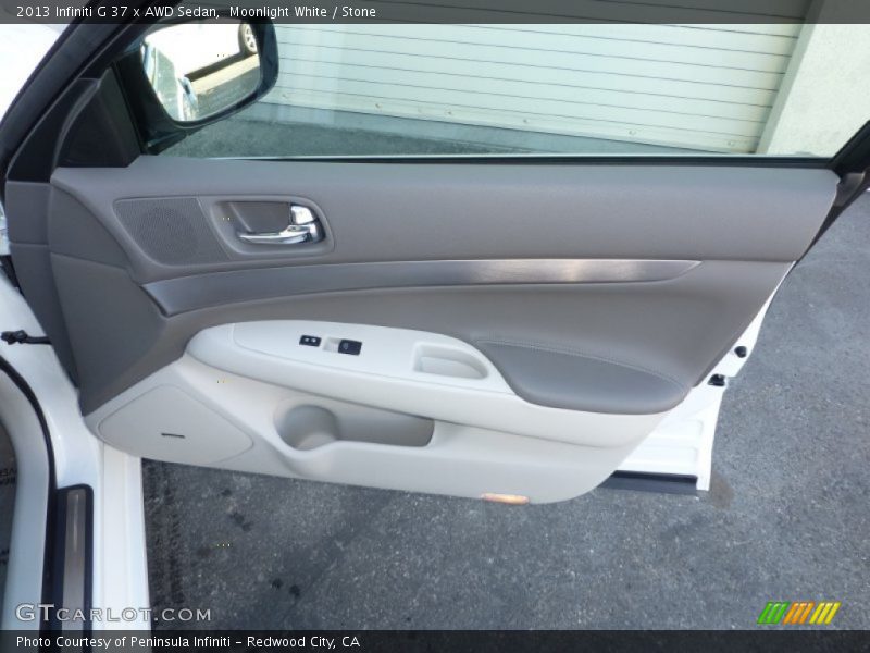 Moonlight White / Stone 2013 Infiniti G 37 x AWD Sedan