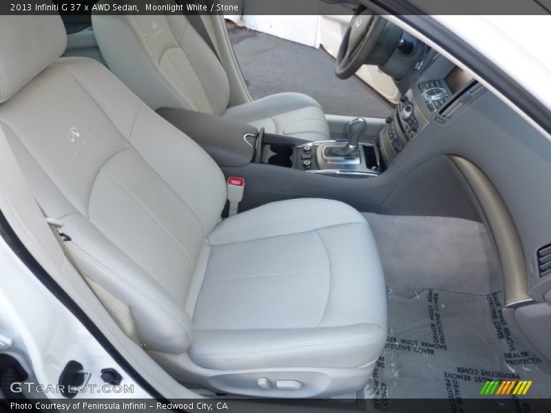Front Seat of 2013 G 37 x AWD Sedan