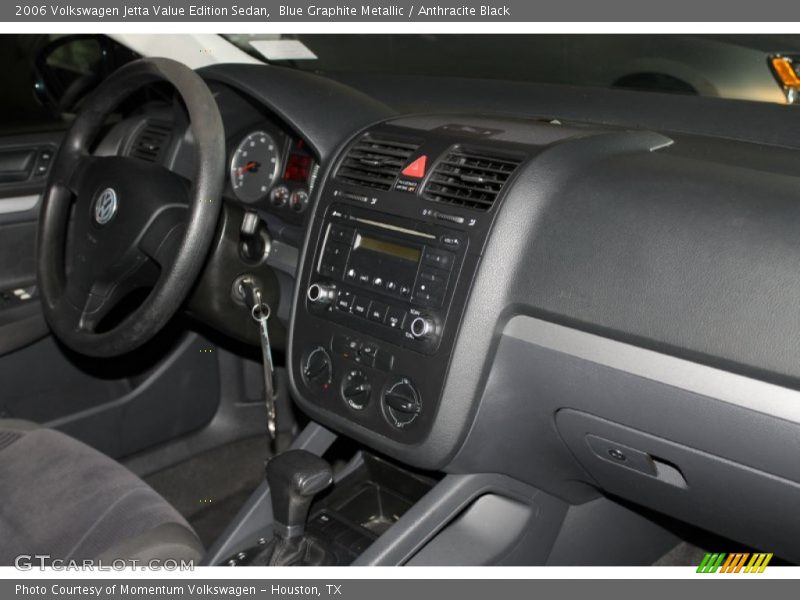 Blue Graphite Metallic / Anthracite Black 2006 Volkswagen Jetta Value Edition Sedan