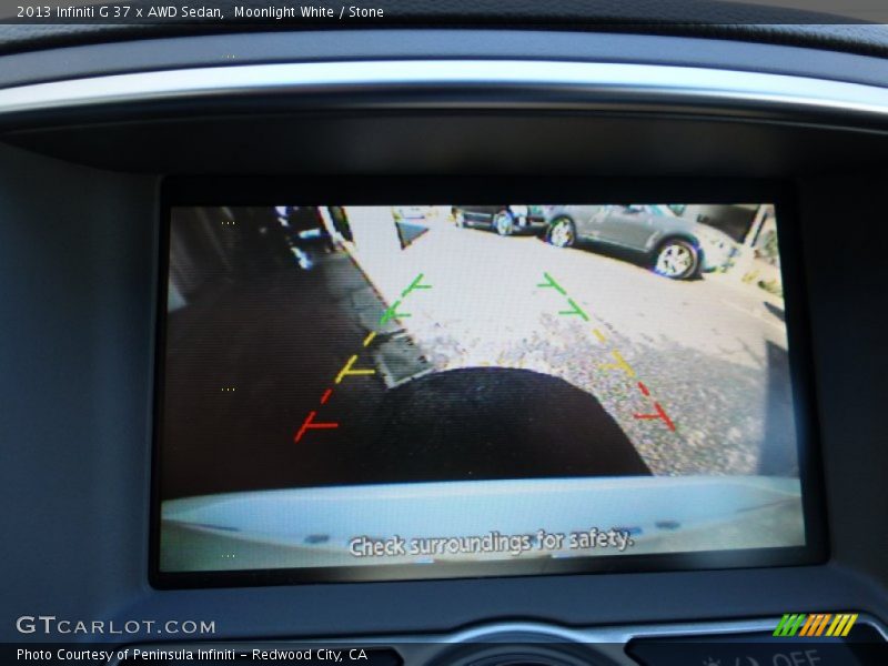 Moonlight White / Stone 2013 Infiniti G 37 x AWD Sedan