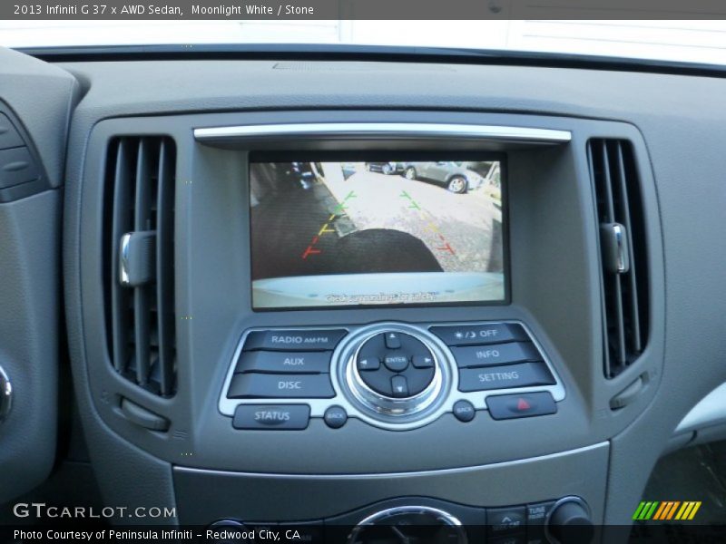 Moonlight White / Stone 2013 Infiniti G 37 x AWD Sedan