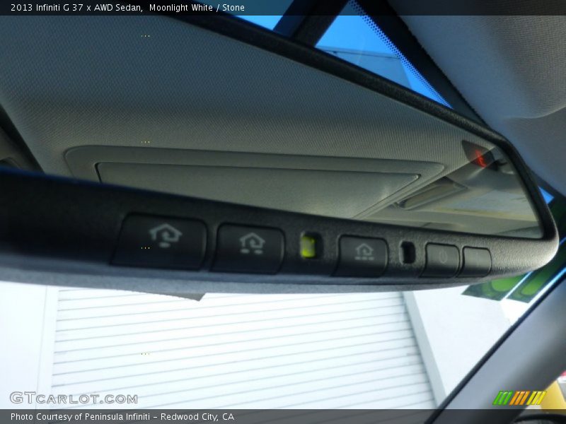 Moonlight White / Stone 2013 Infiniti G 37 x AWD Sedan