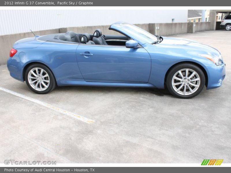 Pacific Sky / Graphite 2012 Infiniti G 37 Convertible