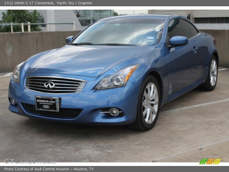 Pacific Sky / Graphite 2012 Infiniti G 37 Convertible