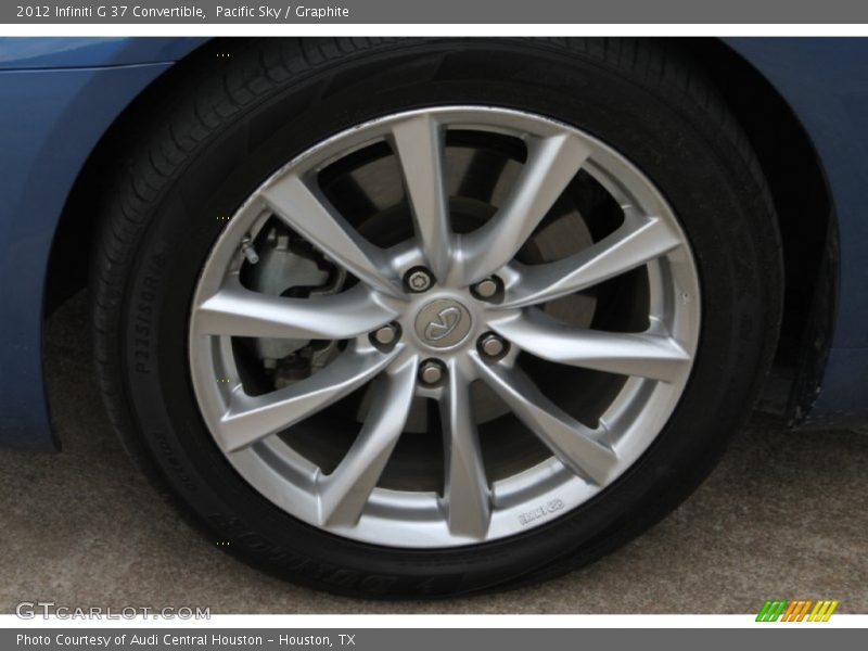 Pacific Sky / Graphite 2012 Infiniti G 37 Convertible