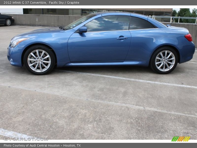 Pacific Sky / Graphite 2012 Infiniti G 37 Convertible