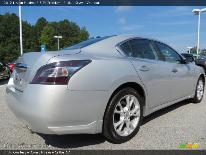 Brilliant Silver / Charcoal 2012 Nissan Maxima 3.5 SV Premium