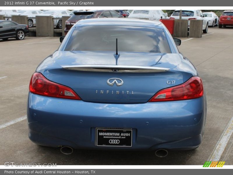 Pacific Sky / Graphite 2012 Infiniti G 37 Convertible