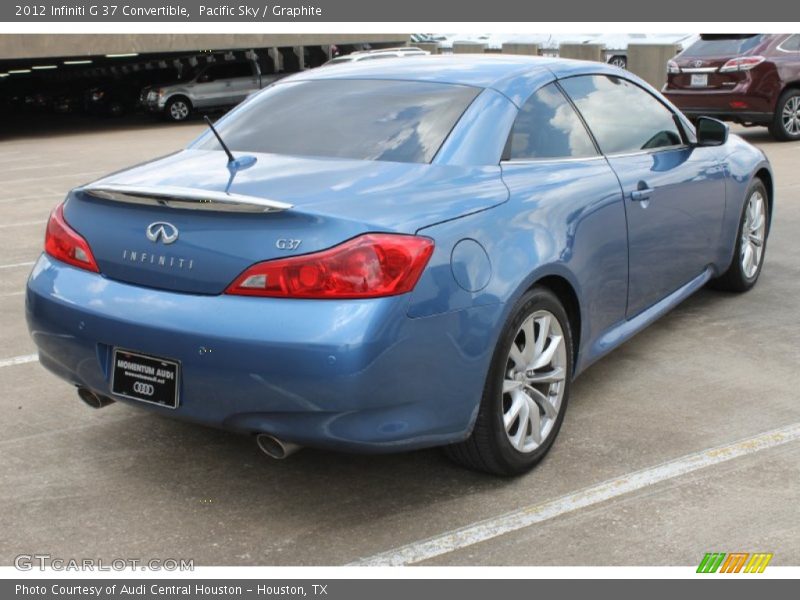 Pacific Sky / Graphite 2012 Infiniti G 37 Convertible