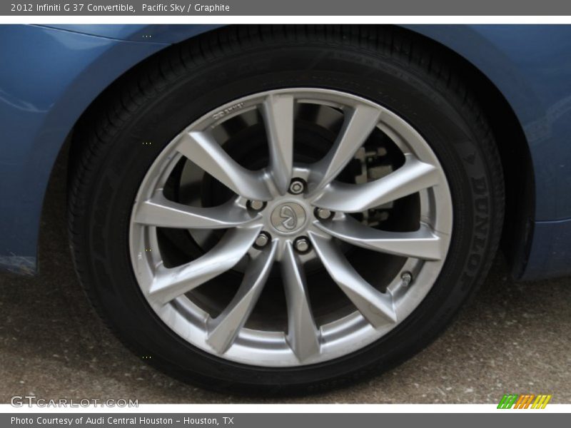 Pacific Sky / Graphite 2012 Infiniti G 37 Convertible