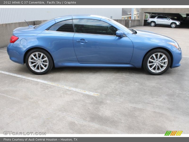 Pacific Sky / Graphite 2012 Infiniti G 37 Convertible