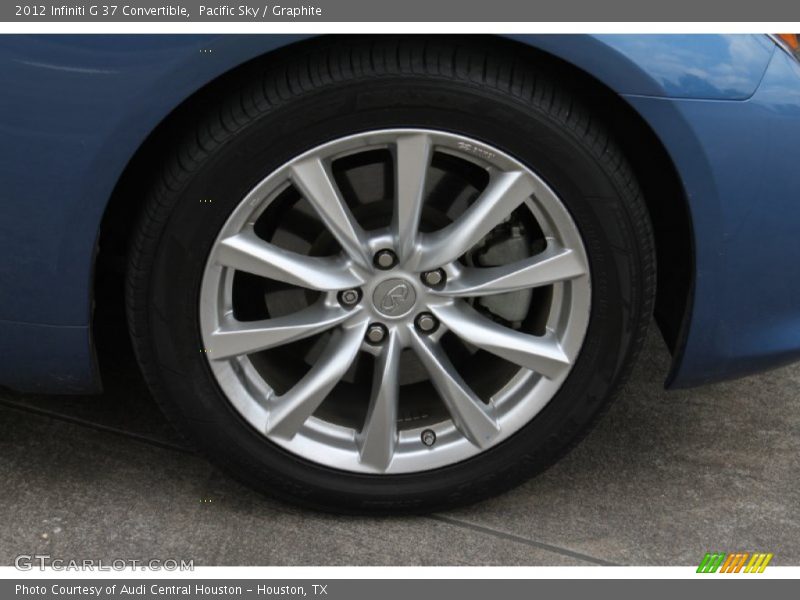 Pacific Sky / Graphite 2012 Infiniti G 37 Convertible